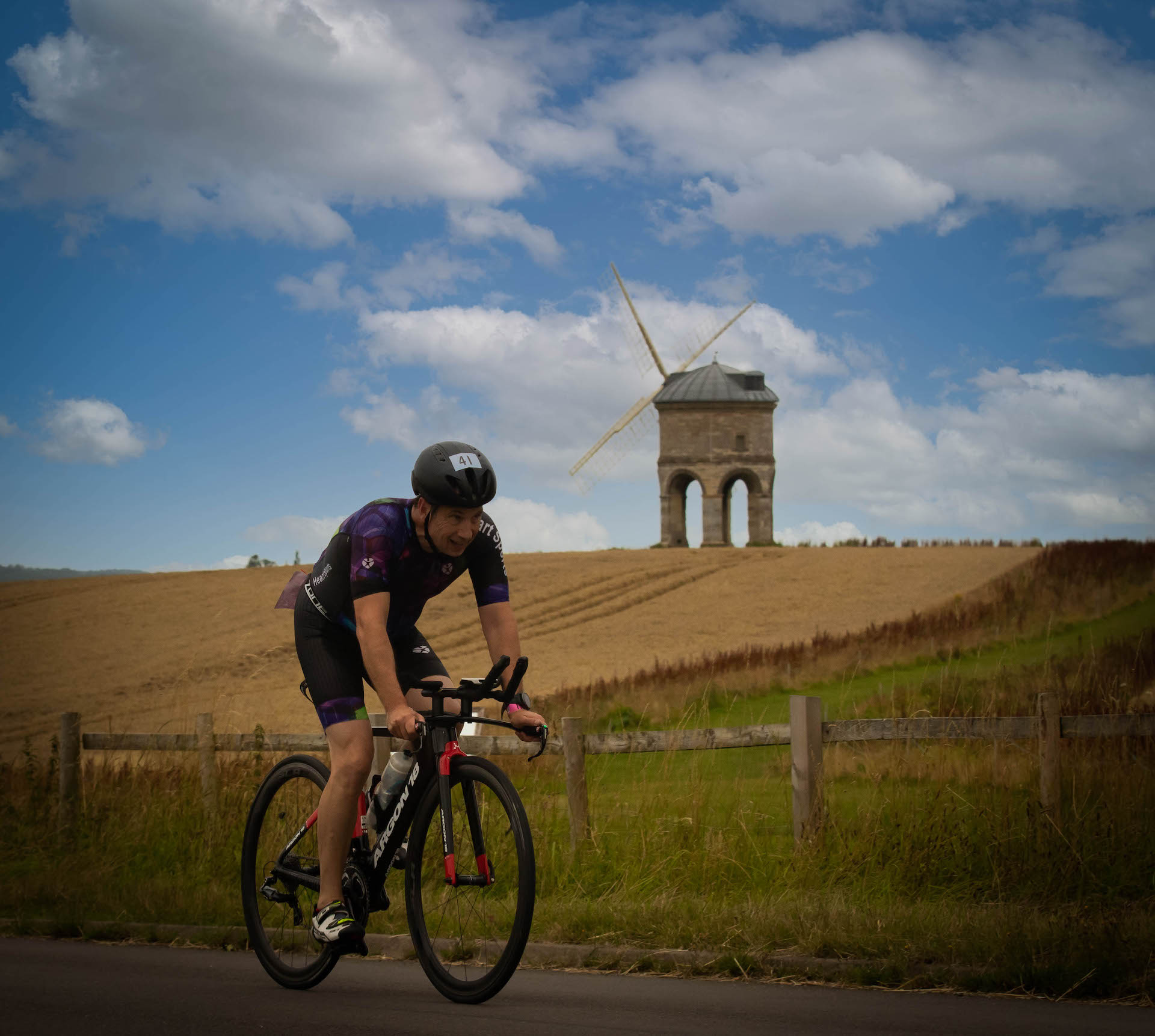 On The Edge cyclists on the Warwickshire course